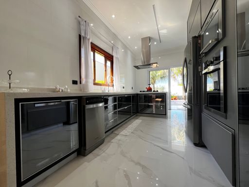 Cozinha da Casa à venda no Condomínio Helvetia Park, em Indaiatuba-SP