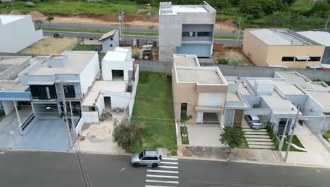 Vista aérea do terreno