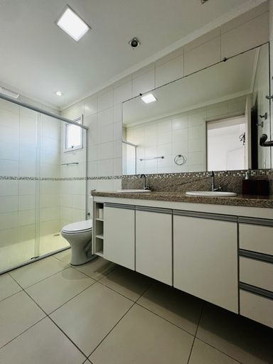Banheiro Suíte do apartamento à venda no Moutonnée Residence, em Salto/SP
