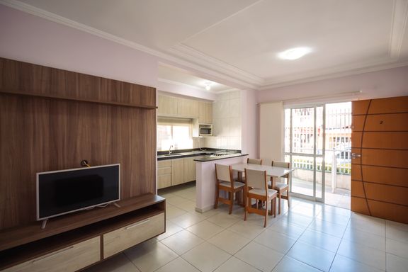 Sala e Cozinha do apartamento à venda no Edifício Matisse, em Salto/SP