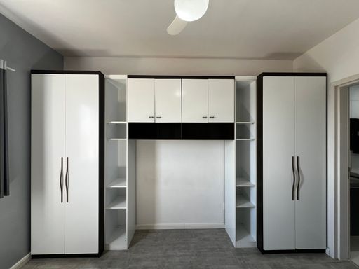 Suíte do apartamento de 2 dormitórios para locação no Moutonnée Residence, em Salto/SP