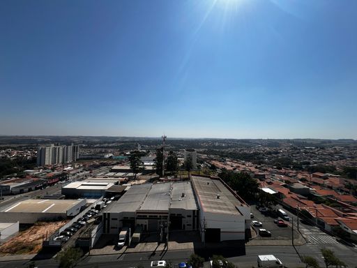 Vista da janela da suíte do apartamento de 2 dormitórios para locação no Moutonnée Residence, em Salto/SP