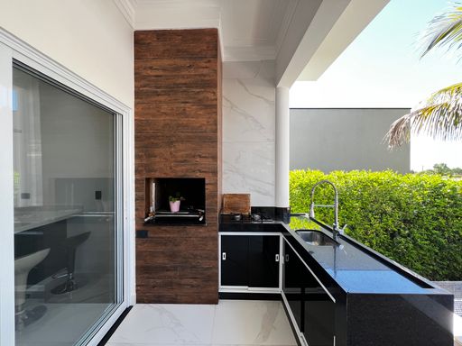 Área Gourmet da Casa à venda no Condomínio Helvetia Park, em Indaiatuba-SP