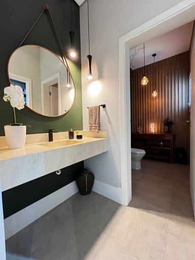 Lavabo da Casa à venda no Condomínio Helvétia Park, em Indaiatuba-SP