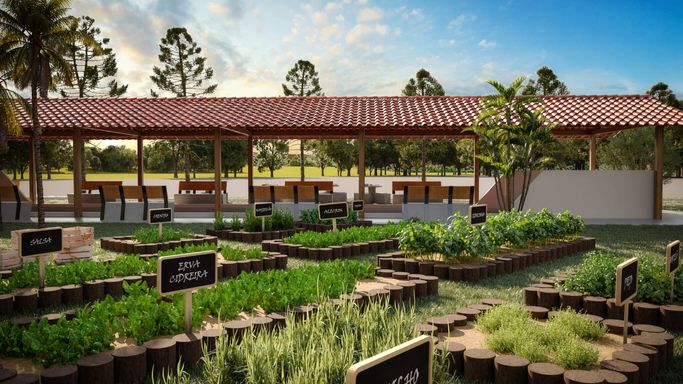 Área comum do Smart City, em Salto-SP