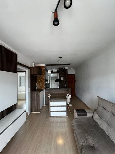 Sala do apartamento no Edifício Mirante do Salto