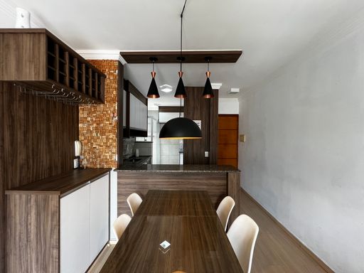 Sala do apartamento no Edifício Mirante do Salto