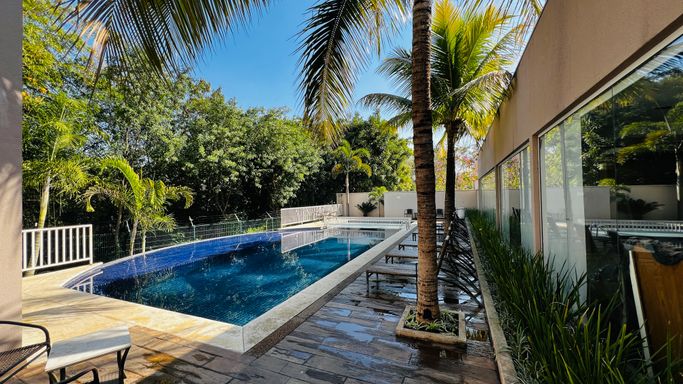 Piscina do Jardim dos Taperás, em Salto-SP