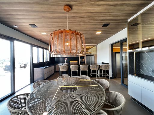 Área gourmet da Mansão à venda no Campo de Toscana, em Vinhedo-SP