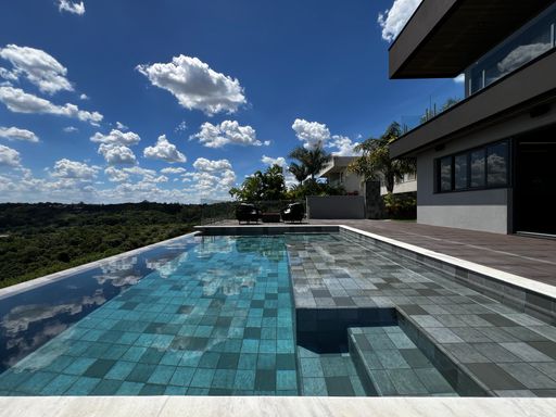 Piscina da Mansão à venda no Campo de Toscana, em Vinhedo-SP