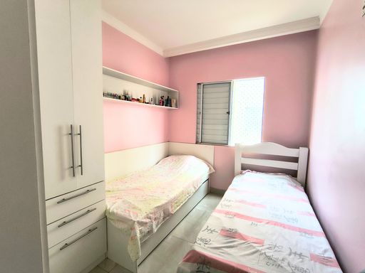 Dormitório 1 do apartamento à venda no Residencial Galena, em Salto/SP