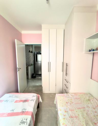 Dormitório 1 do apartamento à venda no Residencial Galena, em Salto/SP