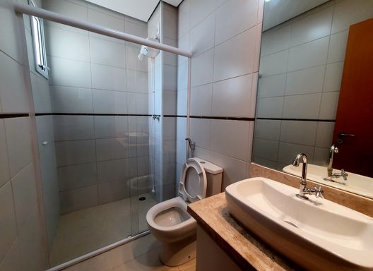 Banheiro apartamento garden à venda no Moutonnée Residence, em Salto/SP