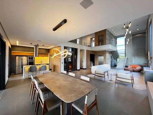 Sala de Jantar da Mansão à venda no Campo de Toscana, em Vinhedo-SP