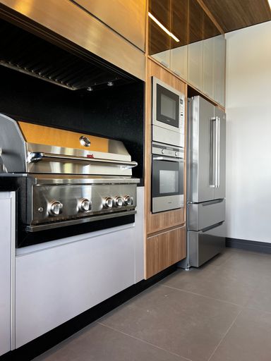 Área gourmet da Mansão à venda no Campo de Toscana, em Vinhedo-SP