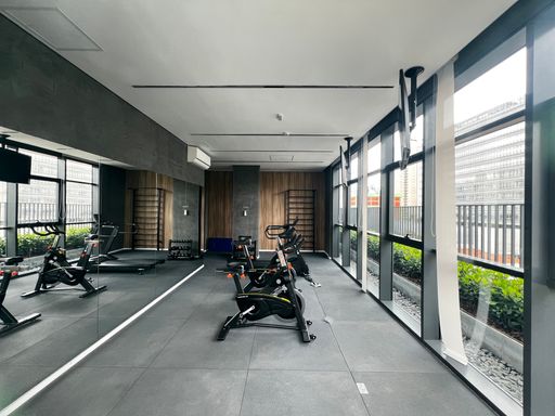 Academia do prédio onde fica o Studio à venda no Brooklin-SP