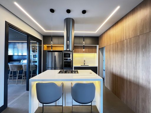 Cozinha da Mansão à venda no Campo de Toscana, em Vinhedo-SP