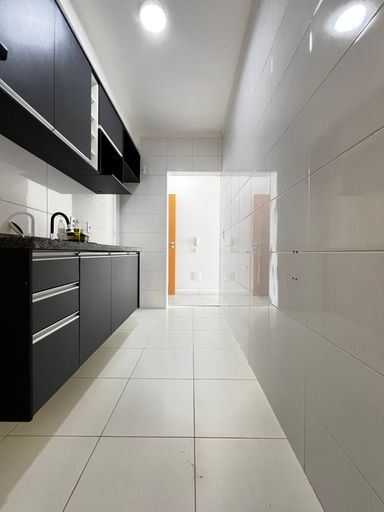Cozinha do apartamento de 2 dormitórios para locação no Moutonnée Residence, em Salto/SP