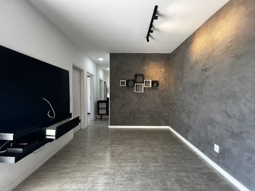 Sala do apartamento de 2 dormitórios para locação no Moutonnée Residence, em Salto/SP