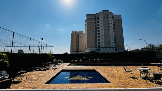Piscina infantil do Edifício Moutonnée Residence, em Salto/SP