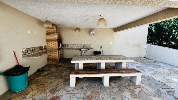 Churrasqueira do Edifício Moutonnée Residence, em Salto/SP