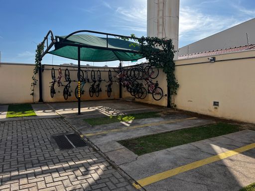 Bicicletário do Residencial Madrid, em Salto/SP