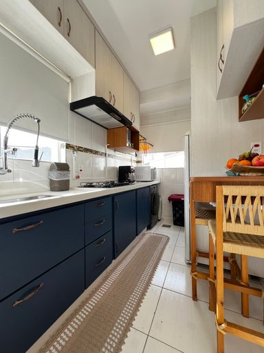 Cozinha do apartamento à venda na Rua Ricieri Scachetti, em Indaiatuba/SP
