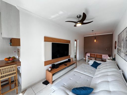 Sala do apartamento à venda na Rua Ricieri Scachetti, em Indaiatuba/SP