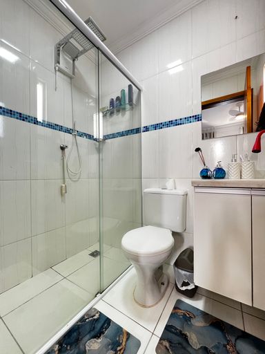 Suíte do apartamento à venda na Rua Ricieri Scachetti, em Indaiatuba/SP