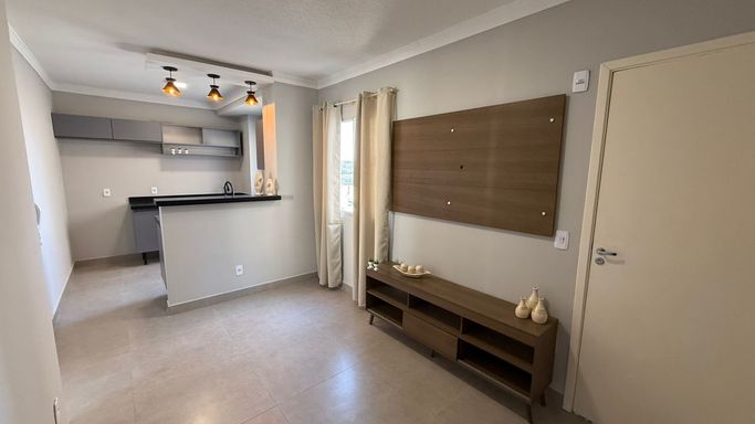 Sala do apartamento à venda no Residencial Mont Serrat, em Salto/SP