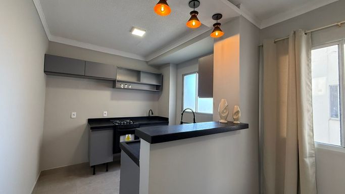 Cozinha do apartamento à venda no Residencial Mont Serrat, em Salto/SP