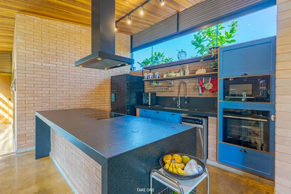 Cozinha da Casa à venda no Residencial Primavera, em Salto/SP