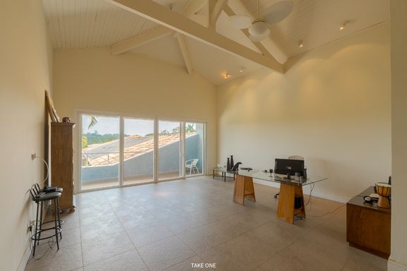 Home office da mansão à venda no Lagos de Shanadú, em Indaiatuba-SP