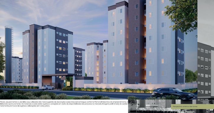 Apartamentos à venda no Residencial Capital, em Salto/SP