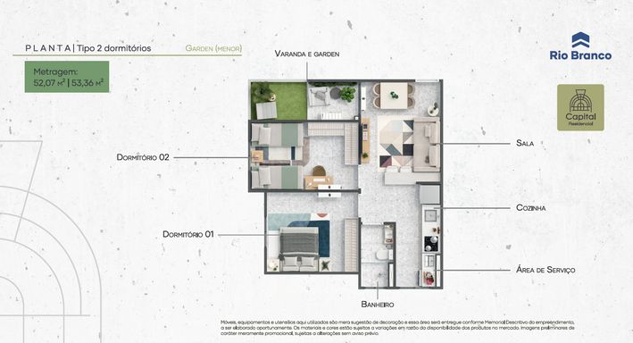 Apartamentos à venda no Residencial Capital, em Salto/SP