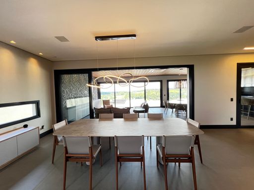 Sala de Jantar da Mansão à venda no Campo de Toscana, em Vinhedo-SP