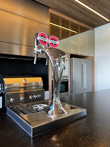 Área gourmet da Mansão à venda no Campo de Toscana, em Vinhedo-SP