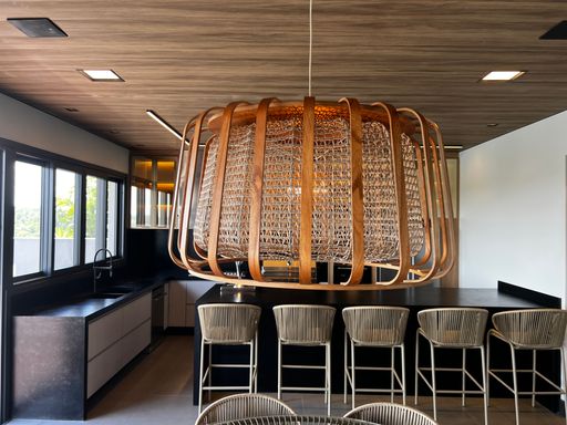 Área gourmet da Mansão à venda no Campo de Toscana, em Vinhedo-SP