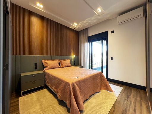 Suíte 2 da Mansão à venda no Campo de Toscana, em Vinhedo-SP