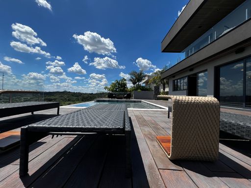 Quintal da Mansão à venda no Campo de Toscana, em Vinhedo-SP