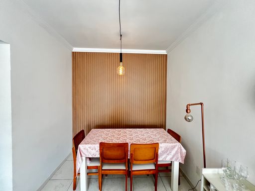 Sala de jantar do apartamento à venda na Rua Ricieri Scachetti, em Indaiatuba/SP