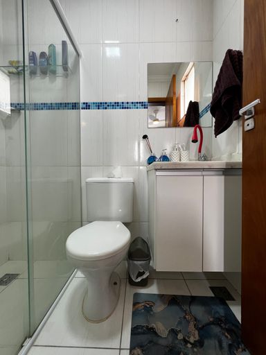 Suíte do apartamento à venda na Rua Ricieri Scachetti, em Indaiatuba/SP