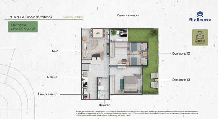 Apartamentos à venda no Residencial Capital, em Salto/SP