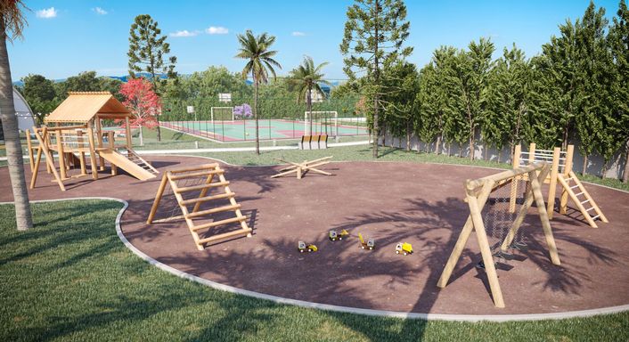 Área comum do Smart City, em Salto-SP