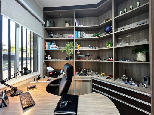 Escritório da Casa à venda no Condomínio Helvétia Park, em Indaiatuba-SP