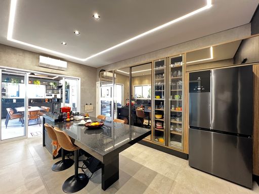 Cozinha da Casa à venda no Condomínio Helvétia Park, em Indaiatuba-SP