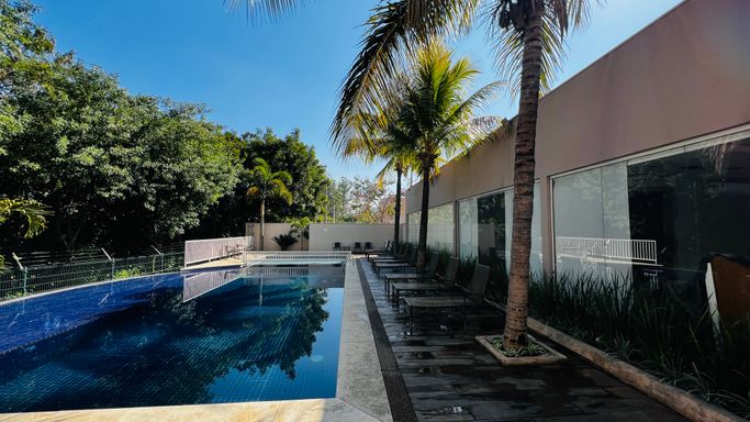 Piscina do Jardim dos Taperás, em Salto-SP