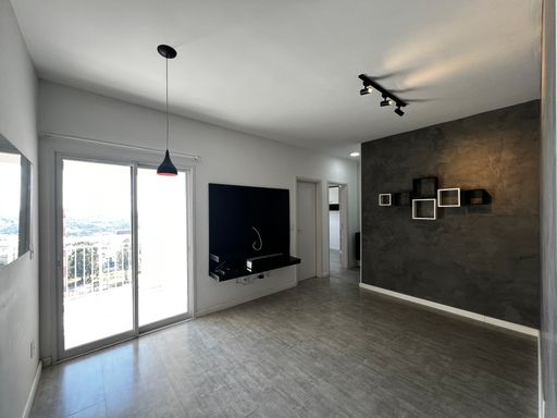 Sala do apartamento de 2 dormitórios para locação no Moutonnée Residence, em Salto/SP