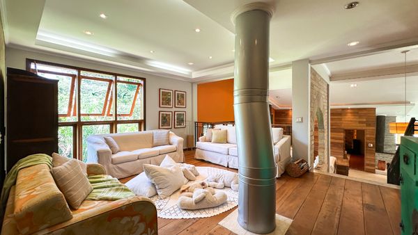 Sala da casa à venda no Condomínio Colinas do Mosteiro de Itaici, em Indaiatuba