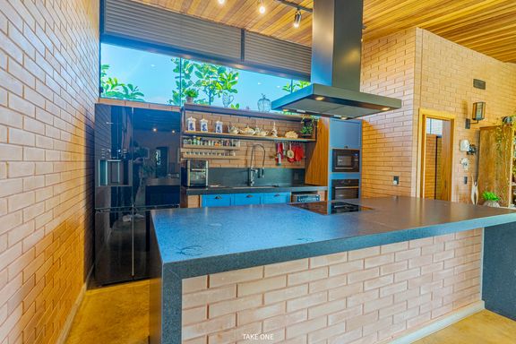 Cozinha da Casa à venda no Residencial Primavera, em Salto/SP